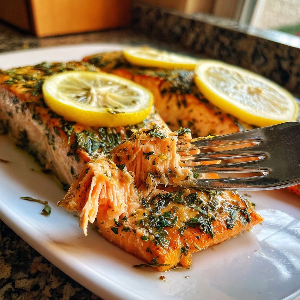 Romantic Herb Roasted Salmon