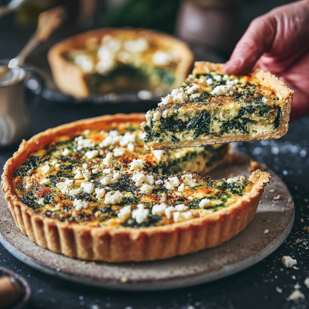 Spring Brunch Spinach And Feta Quiche