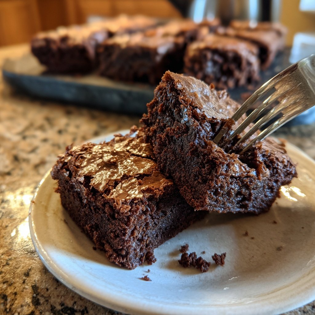 Cottage Cheese Brownies with Dark Cocoa