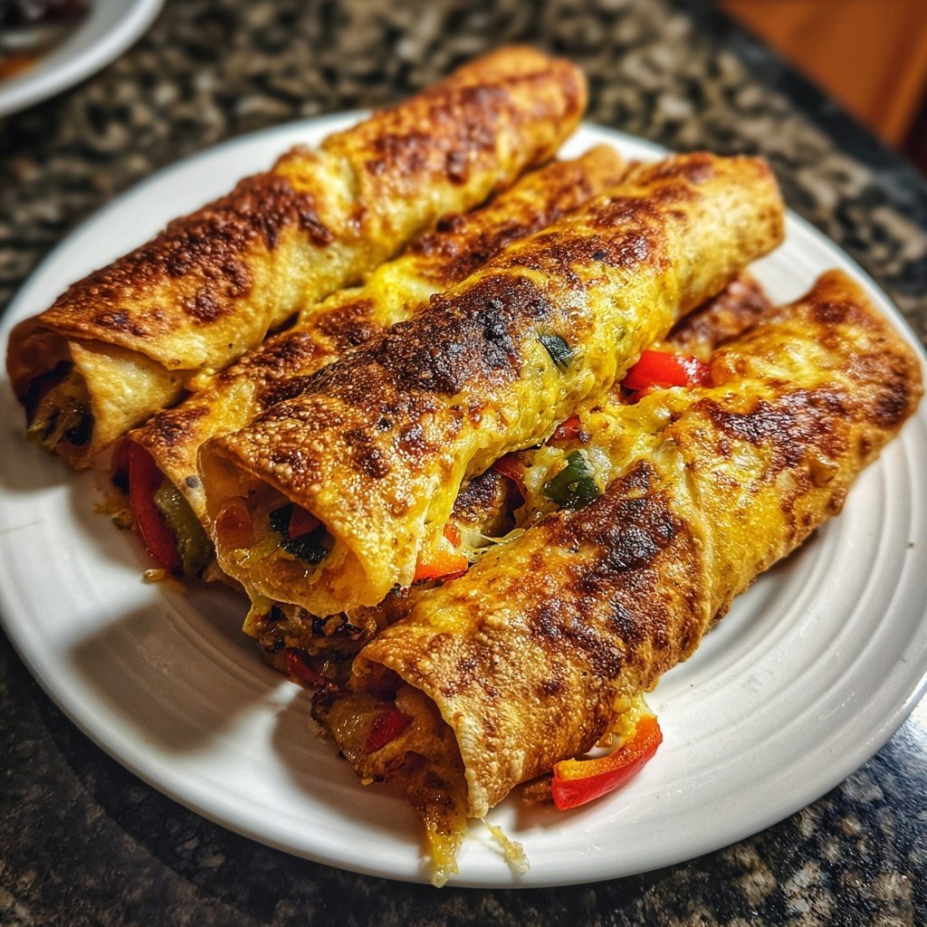 Super Bowl Food Cheesy Vegetable Taquitos