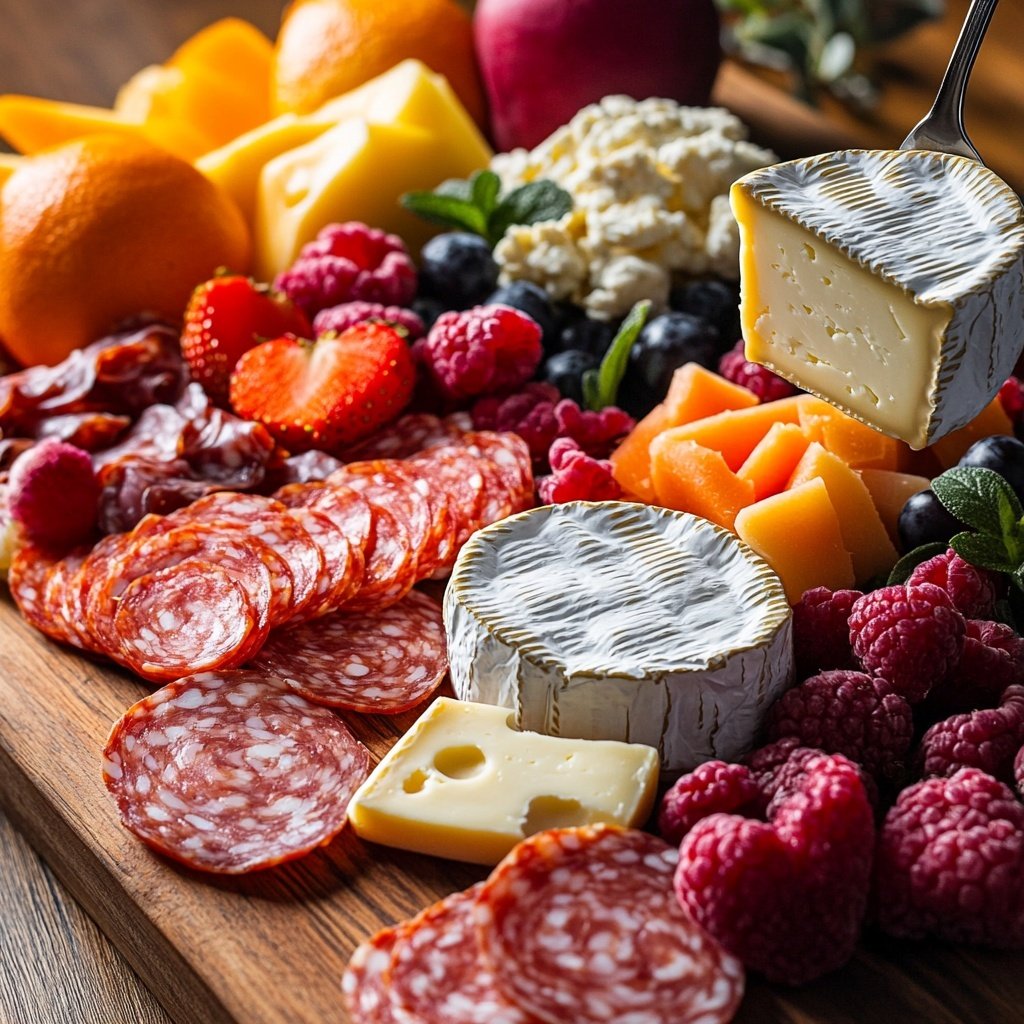 Valentines Charcuterie Board Sweet and Savory