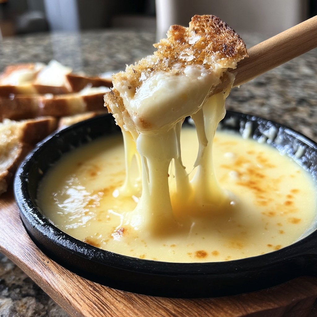 Fondue with Gruyere and Emmental