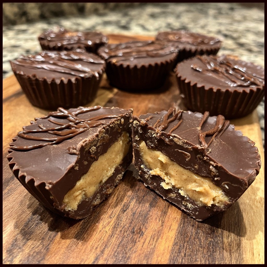 Homemade Reese’s Cups with Sunflower Butter