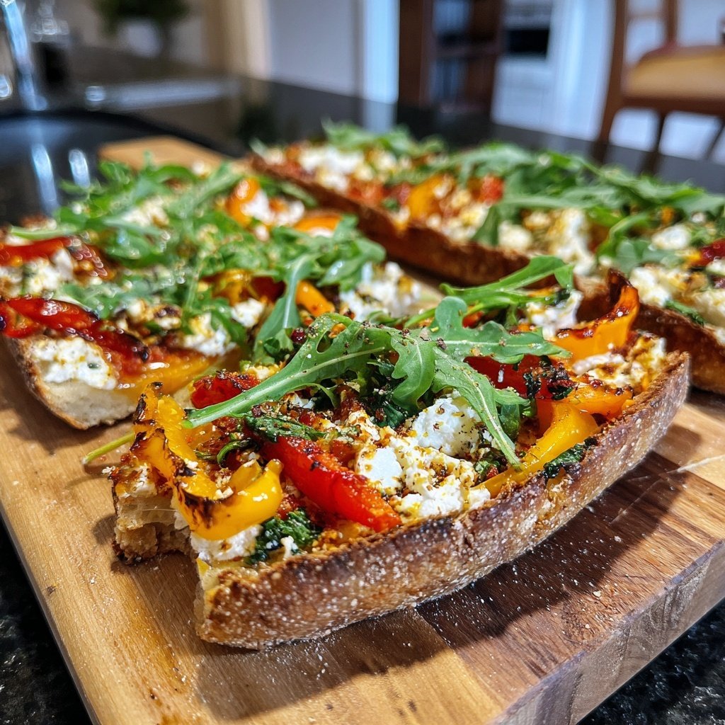 Super Bowl Veggie Flatbreads