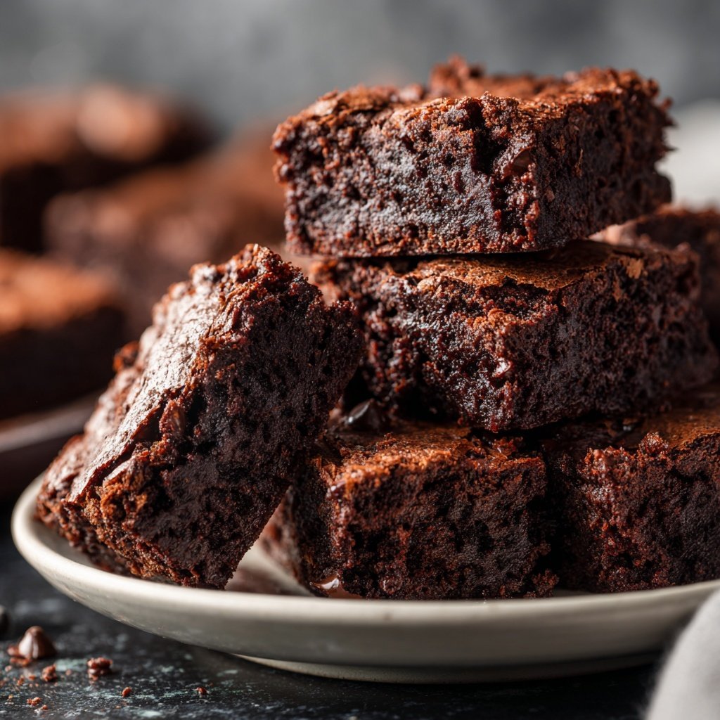 Cottage Cheese Brownies with Cocoa Nibs