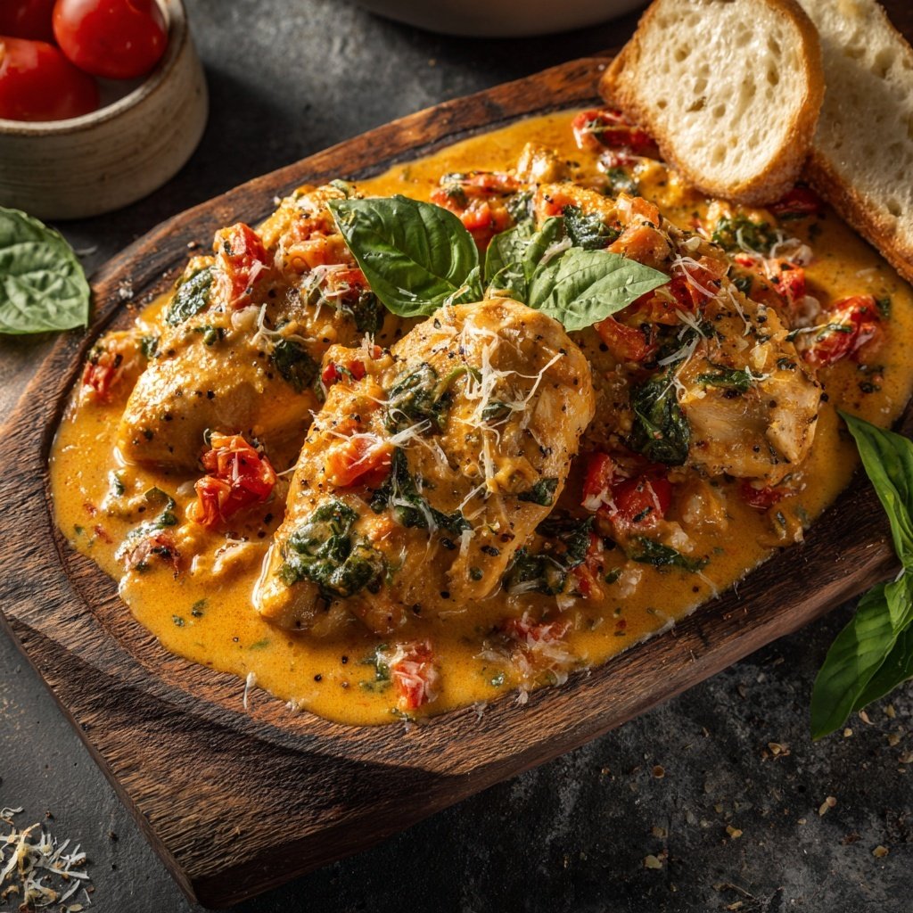 Creamy Tomato Basil Chicken